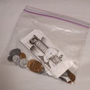 Free Add-on Canadian Play Money Set with Coins